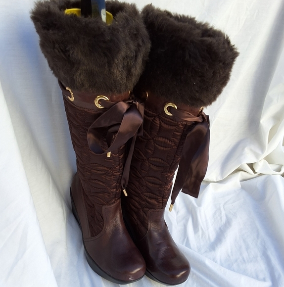 Report Chestnut Quilted Snow/ Rain boots‎ 8 - Picture 5 of 14